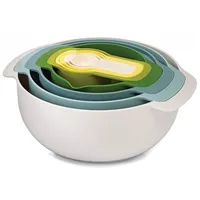 Joseph Joseph Nest 9 Plus Rührschüsseln und Messbecher Opal