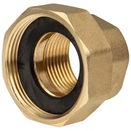 tecuro Pumpenverschraubung ÜWM 1 1/2 x IG 1 Zoll DN 25 flachdichtend Messing