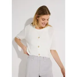 More & More Ajour Cardigan Weiß 46