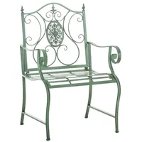 TPFGarden Stuhl, Grün, Metall, 62x94x53 cm, Gartenmöbel, Gartenstühle, Gartenstühle
