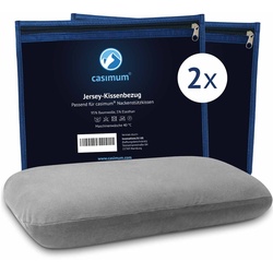 Kissenbezug Comfort/Comfort Vario - 2x GRAU, Größe: 70x40 cm