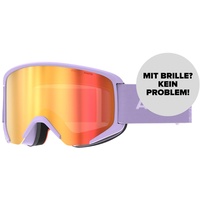 ATOMIC Skibrille Savor Photo Lavender I Outdoor-Brille mit 100% UV Schutz I Ski-Brille mit Photochrom-Scheibe I Sport-Brille mit kratzfester Beschichtung I Oversized Snowboardbrille
