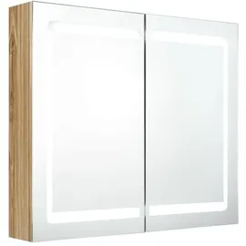 vidaXL Eichenoptik 80 cm braun