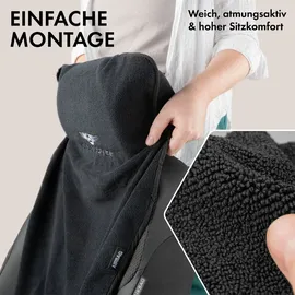 Walser Sitzaufleger Multicover, universal Auto-Sitzauflage, waschbarer Autositz-Überwurf schwarz