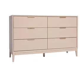 miliboo Giana 120 x 0 x 0 cm Puderrosa / Gold