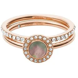 Fossil Damenring JF02954791 - roségold - 53