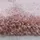 Ayyildiz Fluffy 3500 Hochflorteppich Ø 80 cm rosa