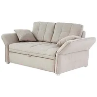 Jockenhöfer Gruppe Schlafsofa Leon, mit Schlaf- und Relaxfunktion, 3 Breiten und Farben wählbar, inklusive Kissen grau 147 cm x 72 cm - 90 cm x 105 cm