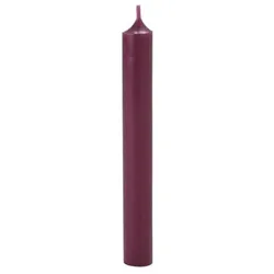 Stearin Stabkerze - aubergine