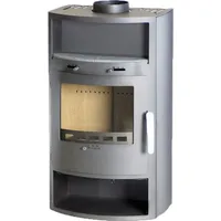 THERMIA Kaminofen Borneo V1 Stahl Grau