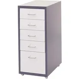 MCW Preston Rollcontainer 69 x 28 x 41 cm dunkelgrau