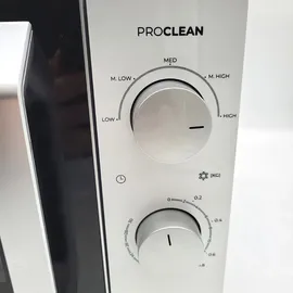 Cecotec Inverter Mikrowelle, 19L, Proclean 2010 Inverter Weiß. 700W, 19 Liter Fassungsvermögen, 5 Leistungsstufen, Drehteller mit 245 mm, Timer bis zu 30 Minuten und akustischer Signalgeber.