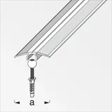 Alfer Übergangs-Profil und Dübel-System 0.9 m, 33 mm, Alu, eloxiert, titan