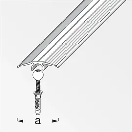 Alfer Übergangs-Profil und Dübel-System 0.9 m, 33 mm, Alu, eloxiert, titan