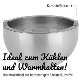 GSW Servier-Thermoschüssel Silber 6-tlg.