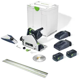 Festool Tauchsäge TSC 55 5,2 KEBI-Plus/XL-FS inkl. 2 x 5,2 Ah + Führungssciene + Systainer SYS3