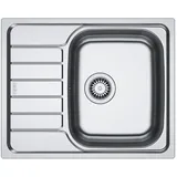 FRANKE Edelstahlspüle, rechteckig, 62/50 cm, (1 St) silberfarben