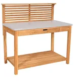 bene living Pflanztisch Hampton Teak mit Schublade