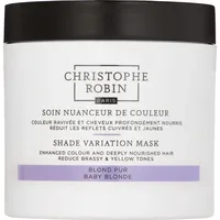 Christophe Robin Shade Variation Mask Baby Blond Haarkur Tiegel 250 ml