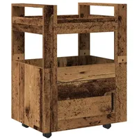 VidaXL Küchenwagen Altholz 60x45x80 cm Holzwerkstoff