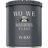 WO-WE Bootslack Bootsfarbe Holzlack Parkettlack Yachtlack für Holz, Metall MATT Anthrazitgrau - 750ml