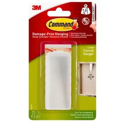 3M 17044, Indoor, Picture hook, Weiß, Klebestreifen, 1,3 kg, Gestrichene Wand, F