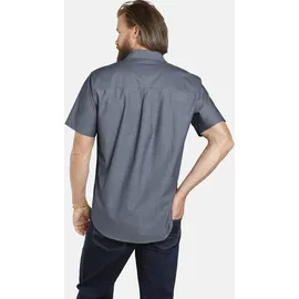 Jan Vanderstorm Kurzarmhemd Blau/Weiß 5XL