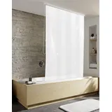 KLEINE WOLKE Duschrollo incl.Alu-Kassette Uni-Weiss 134x240 cm