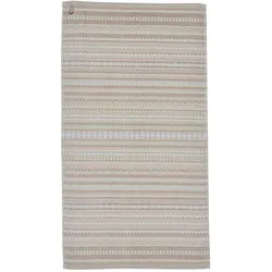 PIP Studio Handtuch Geometric Print 55 x 100 cm Baumwolle Beige Sand