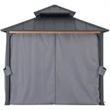 Sunjoy Vorhang für Zedernholz Gazebo 300 cm x 300 cm