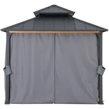 Sunjoy Vorhang für Zedernholz Gazebo 300 cm x 300 cm