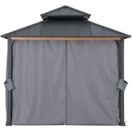 Sunjoy Vorhang für Zedernholz Gazebo 300 cm x 300 cm