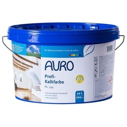 Auro Profi-Kalkfarbe weiß 344 - 10 l Eimer
