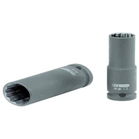 KS Tools 1/2" 12-kant-Kraft-Stecknuss, lang, 20 mm