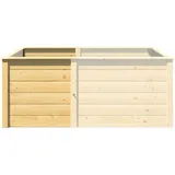 Weka Hochbeet Modular 69 x 67 x 69 cm Beige