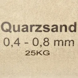 vidaXL Filtersand 25 kg 0,4-0,8 mm