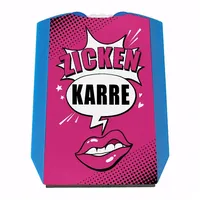 Speecheese Parkscheibe Zicke Parkscheibe mit Spruch Zickenkarre