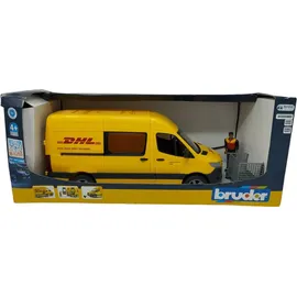 Bruder 02671 - MB Sprinter DHL mit Fahrer gelb 1:16