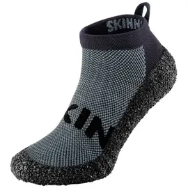 Skinners Barfusschuhsocke Essentials 2.0 Mid-Cut Concrete (Schutz, Komfort auf jedem Untergrund) grau - grau / S