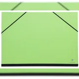 Clairefontaine 6x Zeichenmappe mit Gummizug 52x72 cm - Grün 144404C