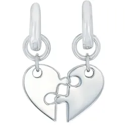 amor Charm für Damen, 925 Sterling Silber | Puzzleteil Charms & Kettenanhänger