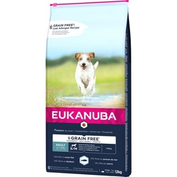 EUKANUBA Grain Free Small&Medium 12 kg Hundefutter für ausgewachsene Hunde kleiner und mittelgroßer Rassen