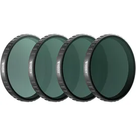 Freewell Osmo Action 6 Filter 4er-Pack Transparent