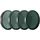 Freewell Osmo Action 6 Filter 4er-Pack Transparent