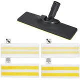 AVAENZO 5 Stück Bodendüsenset Zubehör für Kärcher Dampfreiniger Easyfix SC2 SC3 SC4 SC5, 1 Bodendüse 4 Mikrofaser Bodentücher Ersatzteile