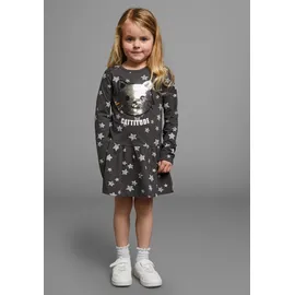 Kidsworld Jerseykleid in anthrazit-gemustert | Gr.: 116/122