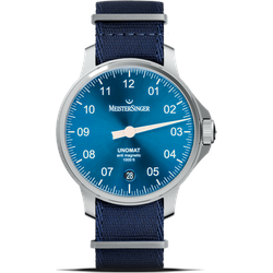 Meistersinger Klassik Plus Unomat UN918 - blau - 43mm