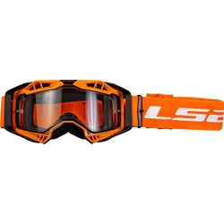 LS2 Aura Enduro Series Motocross Brille, orange für Männer