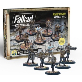 Modiphius Entertainment Fallout Wasteland Warfare Railroad Operatives