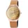 Excellanc Damen Kunstlederions Armbanduhr – Rosa/Hellbraun